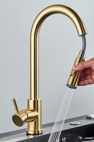 Grifo Cocina Dorado