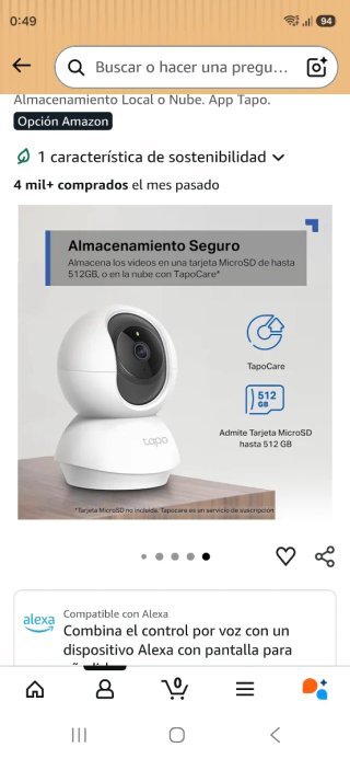 Cámara Vigilancia WiFi Tapo C210 2K