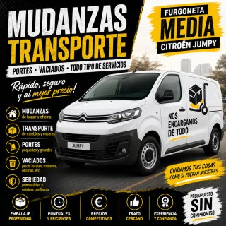 MUDANZAS+ TRANSPORTE