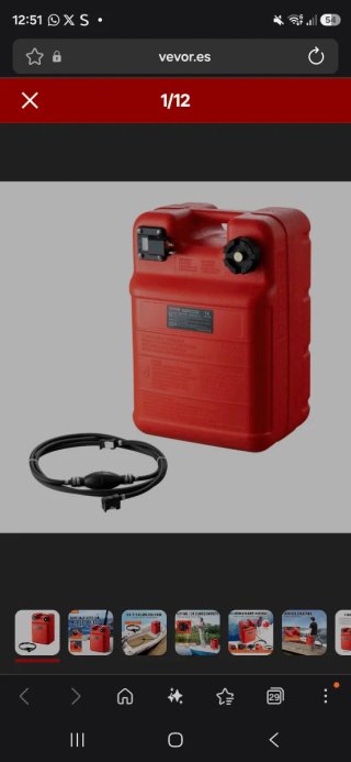 Tanque de combustible VEVOR 24L