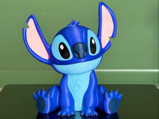 Figura Stitch 3D Decoración Lilo & Stitch
