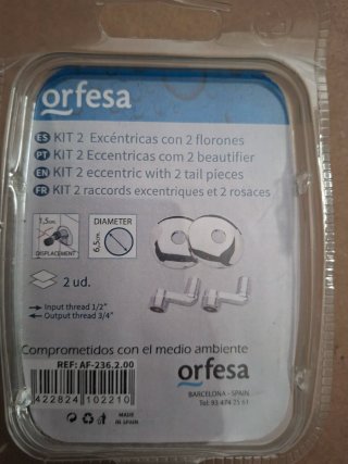 Kit 2 Excéntricas Orfesa
