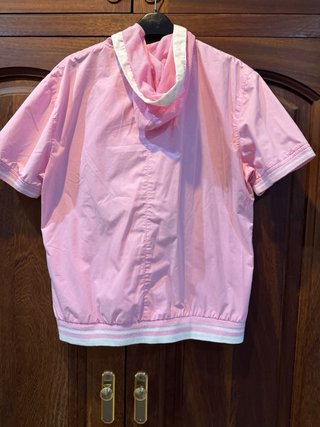 Giubbotto sportivo rosa corto da donna