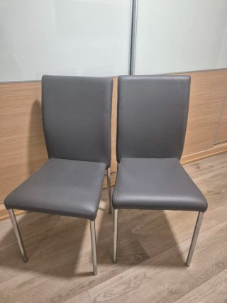 4 Sillas Comedor Piel Sintética