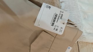 Conjunto niña pantalón y top blanco,16 años