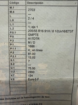 Motor Opel 1.7 CDTI A17DTR