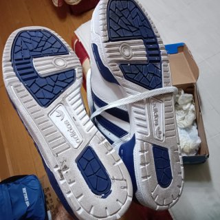 Zapatillas Adidas Blancas y Azules
