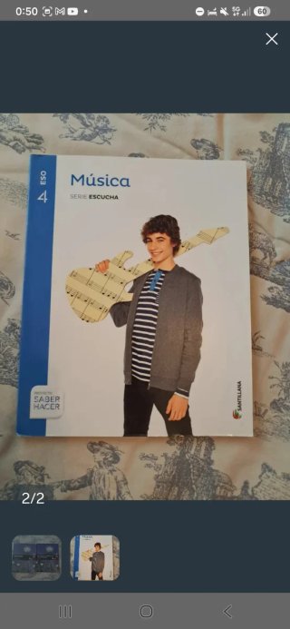 Libro de texto música 4° ESO
