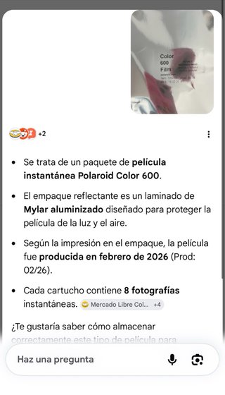 Película Polaroid Color 600
