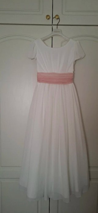 Trajes Comunión Niñas Blanco y Azul/ Blanco y Rosa