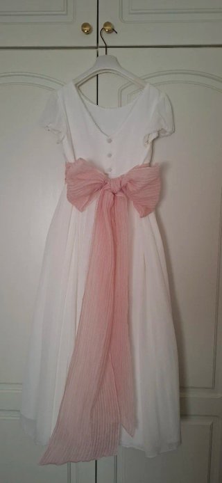 Trajes Comunión Niñas Blanco y Azul/ Blanco y Rosa