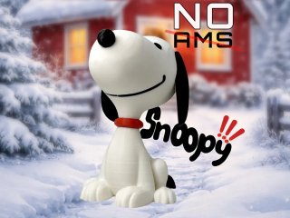 Figura Snoopy 3D Decoración Colección