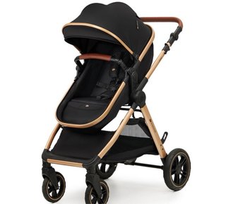 Carrito Kinderkraft Esme 2 en 1 Negro/Dorado