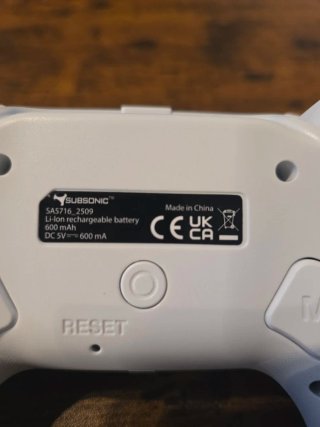 Mando Subsonic Blanco ps5