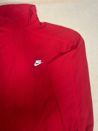 Giubbotto Antivento Sportivo Nike Rosso