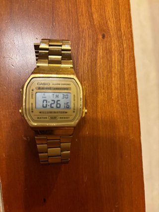 Reloj Casio Dorado Chapado