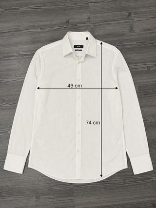 Camisa de vestir Hugo Boss blanca