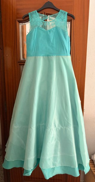 Vestido fiesta niña turquesa TALLA 160