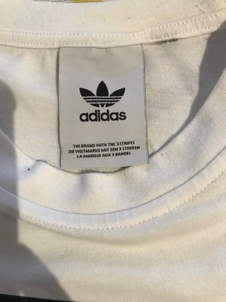 Camiseta Adidas Blanca Logo
