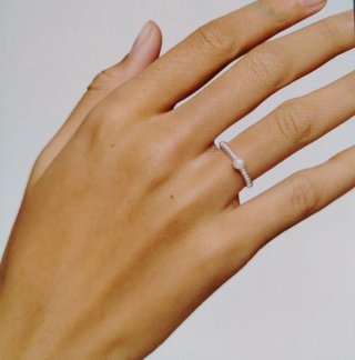 Anillo Tous Perla cultivada y plata