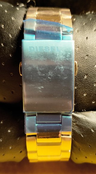 Reloj Diesel Griffed dorado, nuevo