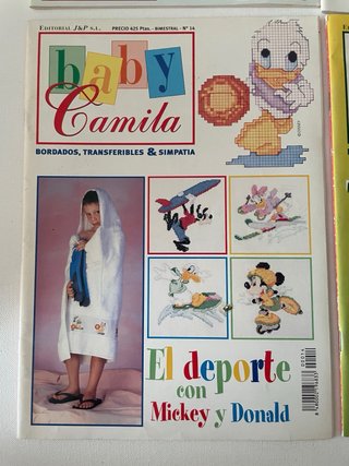 Revistas Baby Camila punto de cruz nuevas