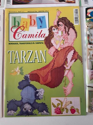 Revistas Baby Camila punto de cruz nuevas