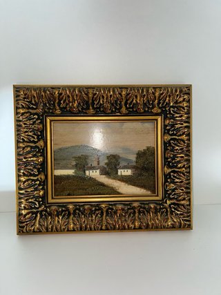 Cuadros Vintage Marco Dorado 5€ unidad