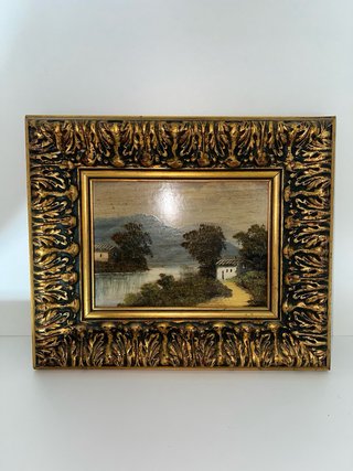 Cuadros Vintage Marco Dorado 5€ unidad