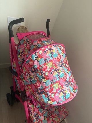 Silla de paseo niña con estampado floral
