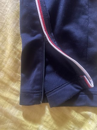 Pantaloni Nike Blu con Strisce Rosa