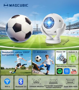 Mini Proyector 4K Magcubic HY300 Pro