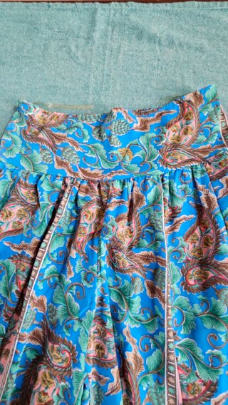 Maxigonna pantalone misto seta
