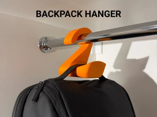Colgador 3D Mochila/Bolso Naranja