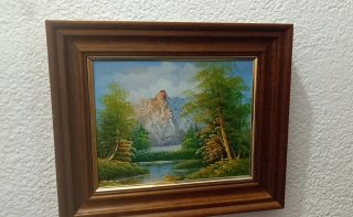 4 Cuadros Óleo Paisajes