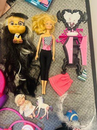 Lote Juguetes Niñas Muñecas Accesorios