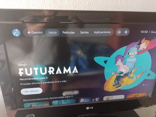 TV LG 32 con Chromecast
