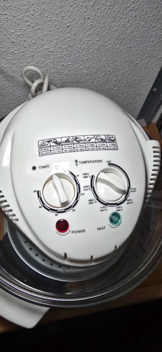 Horno Convección Cristal Halógeno