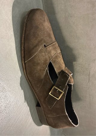 Sangue mocassino/sandalo Tbar 42