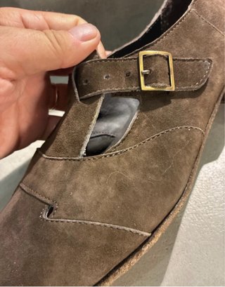 Sangue mocassino/sandalo Tbar 42