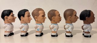 Lote 6 Figuras Goma Real Madrid - Ronaldo