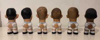 Lote 6 Figuras Goma Real Madrid - Ronaldo