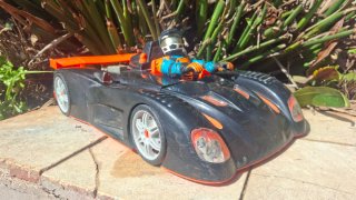 Max Steel Coche Negro Mattel Original.