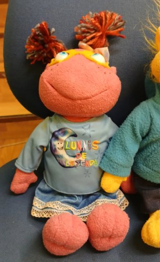 Peluches musicales Los Lunnis