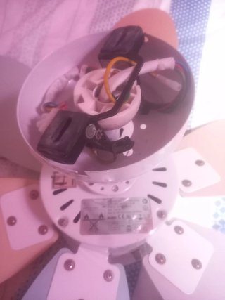 Ventilador de techo multicolor