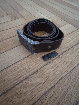 Cintura Emporio Armani Vera Pelle Made in Italy