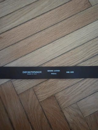 Cintura Emporio Armani Vera Pelle Made in Italy