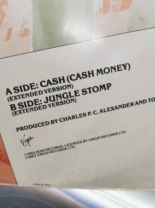 disco EP Prince Charles And The City Beat Band - Cash (Cash Money) (Extended Version) (12”)