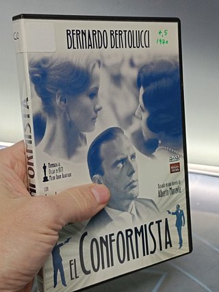 dvd, EL CONFORMISTA DVD, PELÍCULA de BERNARDO BERTOLUCCI