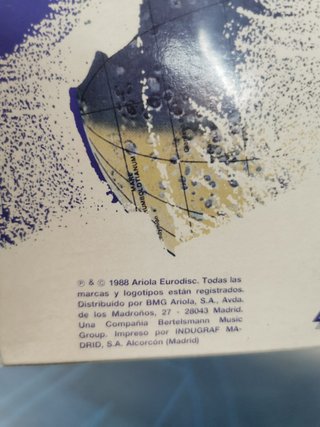 disco LP vinilo Amancio Prada – Navegando La Noche, 1988, Spain
